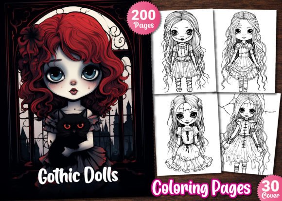 200 Gothic Dolls Coloring Pages KDP: A Strategic Creative Asset for Today’s Digital Publishing Landscape