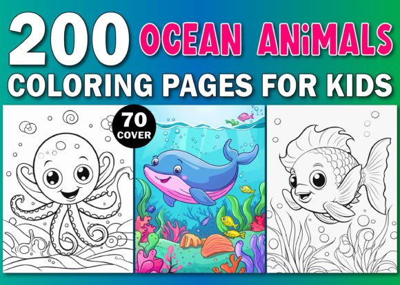 200 Ocean Animals Coloring Pages KDP: A Strategic Asset for High-Content Publishers in 2024