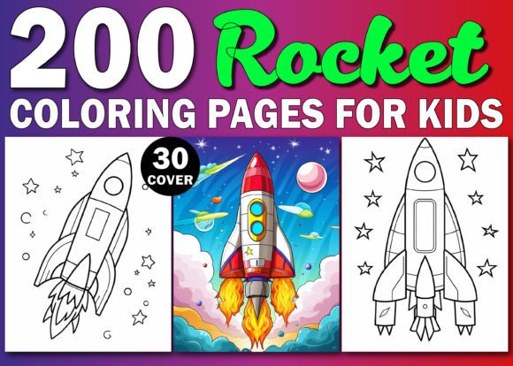 200 Rocket Kids Coloring Pages for – KDP: A Practical Evaluation for High-Content Publishers