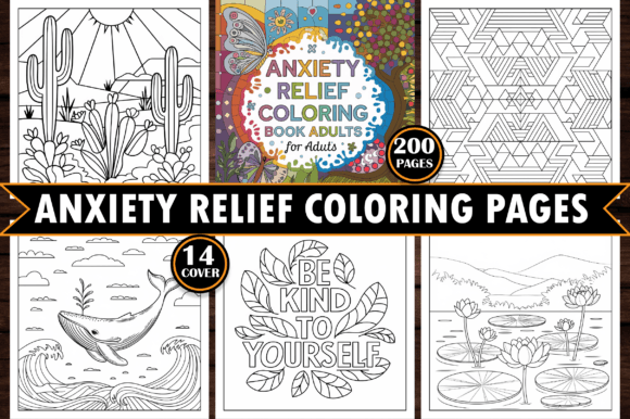 Anxiety Relief Coloring Pages for Adults