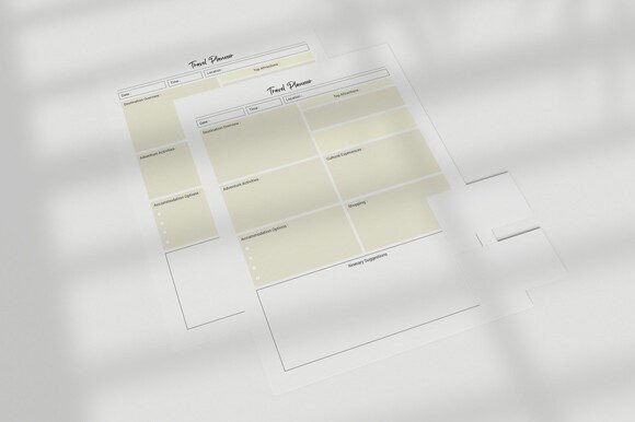 Travel Planner Kdp Printable